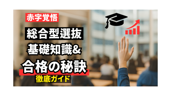 【赤字覚悟】知らないとまずい、総合型選抜の基礎知識と合格の秘訣までの徹底ガイド｜総合型選抜とは