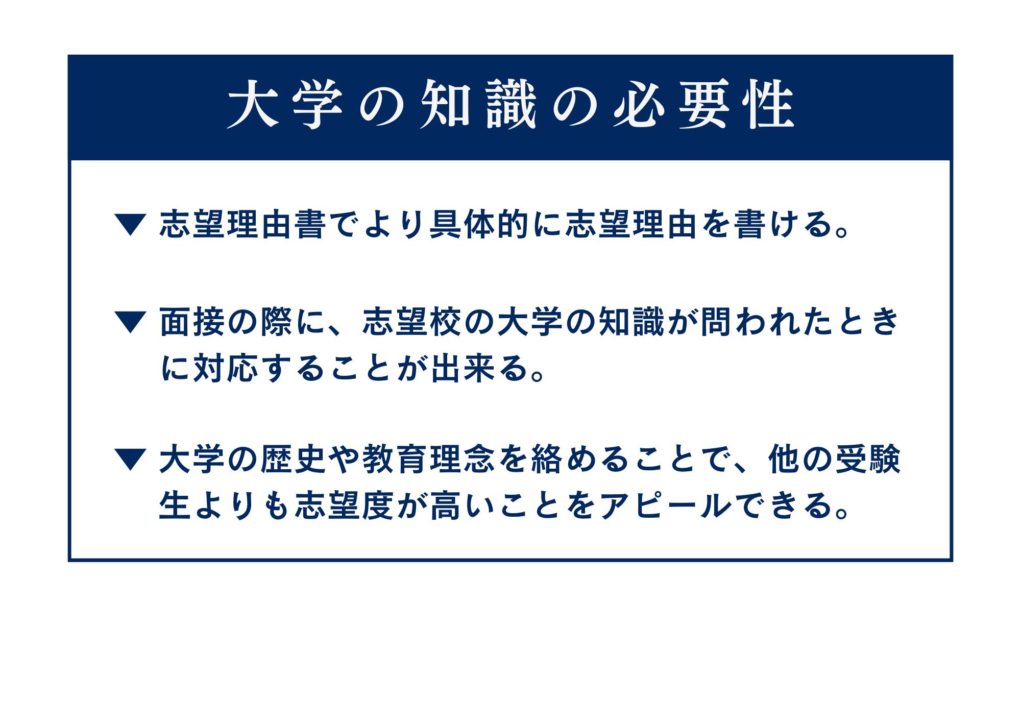 総合型選抜で大学の知識を身につける必要性
